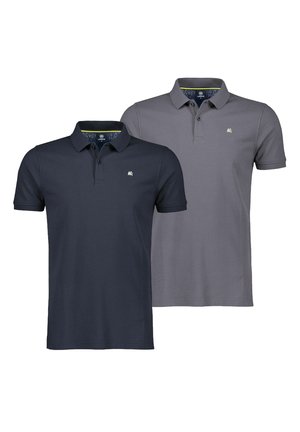 2 STÜCK PACK - Polo shirt - navy   grau