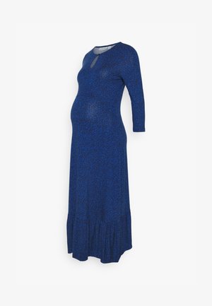 DITSY TIERED MIDI DRESS - Vestito di maglina - blue