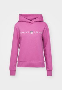 GANT PRINTED GRAPHIC HOODIE Sweatshirt dark lavender/lilac