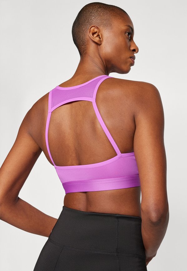 BRA - Medium support sports bra - wild berry2