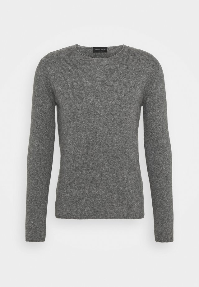GIROCOLLO - Sweter - grigio medio