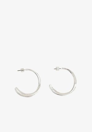 Next, CROSS OVER HOOP EARRINGS - Ohrringe - silver-coloured tone