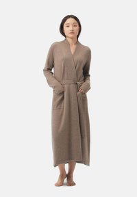 GOBI Cashmere Dressing gown taupe Zalando