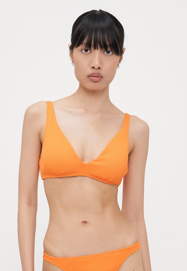 LOVE THE OCEANA - Bikini top - orange tiger