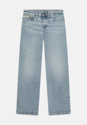 WIDE LEG LIGHT BLUE VISUAL - Tiesaus kirpimo džinsai - light blue visual