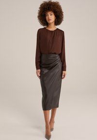 WE Fashion Blūze - brown