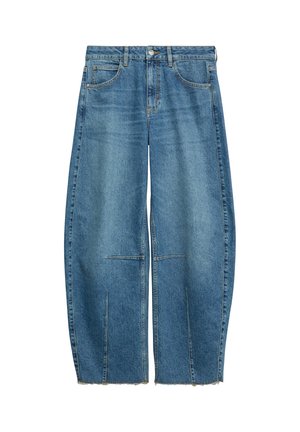 comma, JEANS-HOSE - Wide Leg - blau