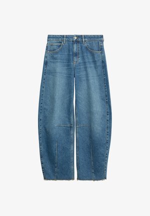 comma, JEANS-HOSE - Wide Leg - blau