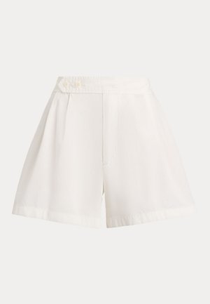 PLEATED COTTON SHORT - Σορτς - white