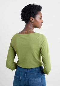 Seasalt Cornwall 3/4 EASEL - Langarmshirt - green aloe
