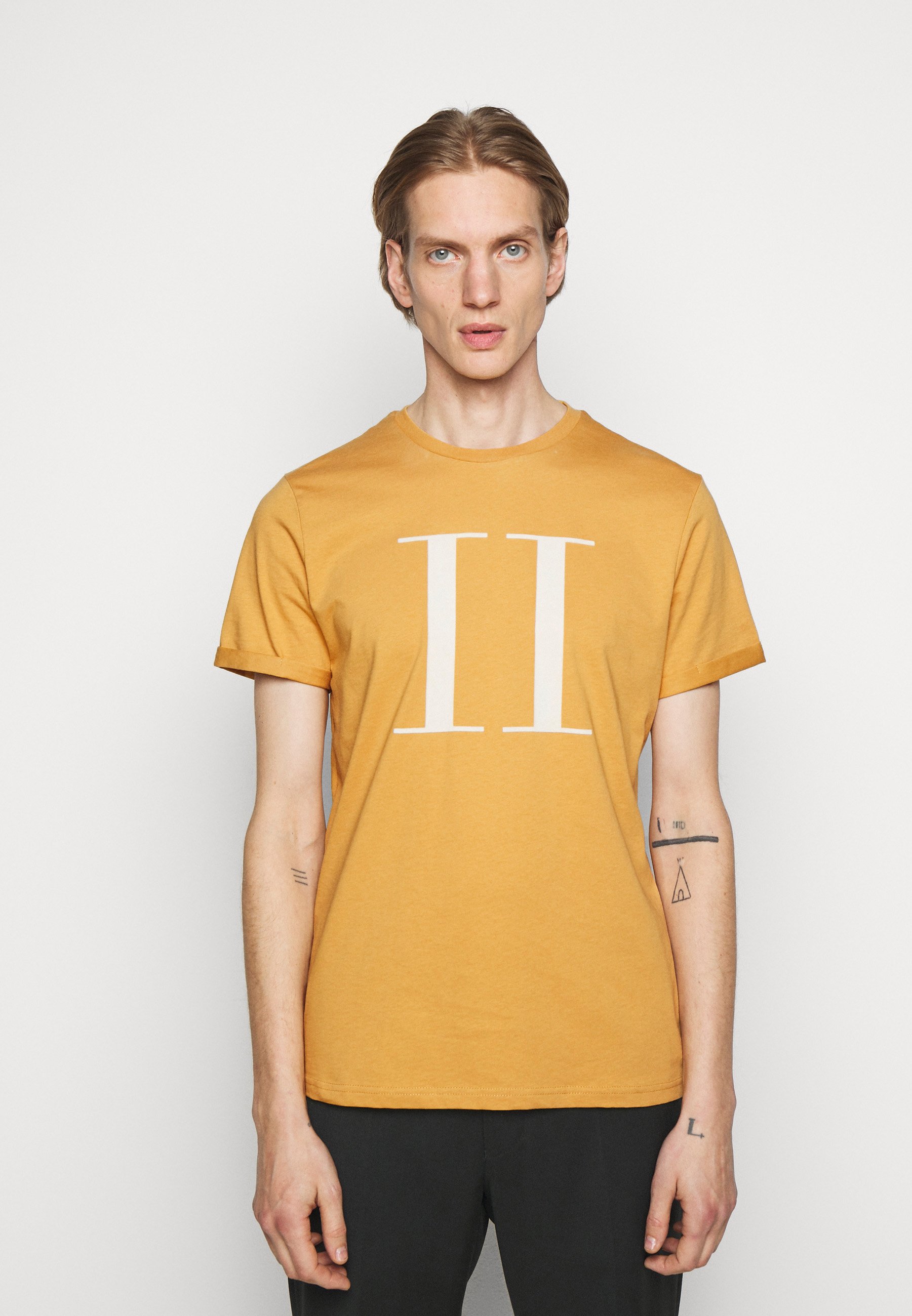 t shirt off white jaune