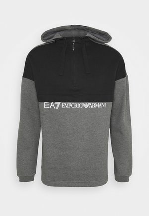 Sweater - mottled dark grey