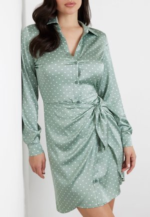 ALLOVER - Blousejurk - punkte grün