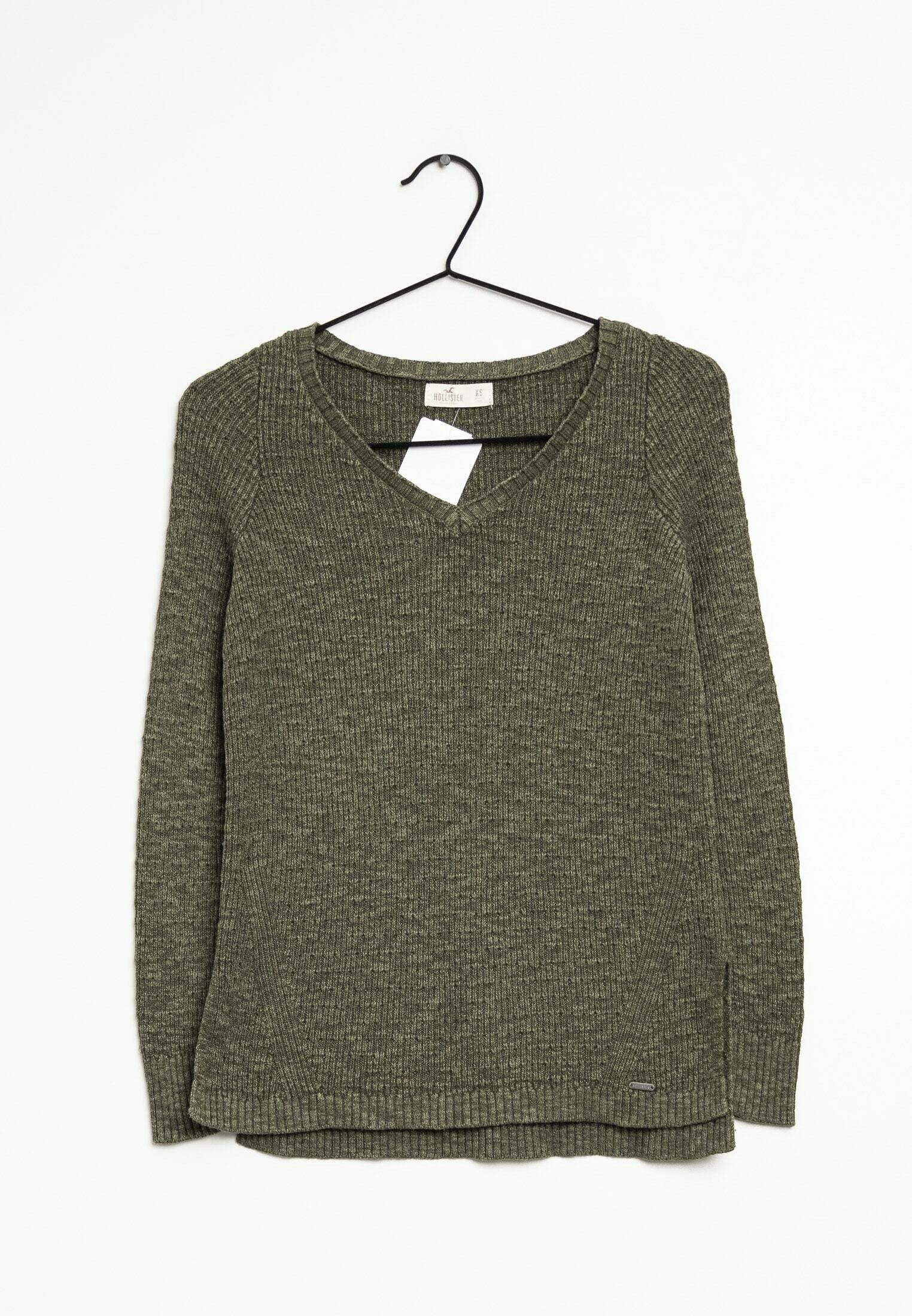 Hollister Strickpullover green/grün (Pre-owned) Zalando