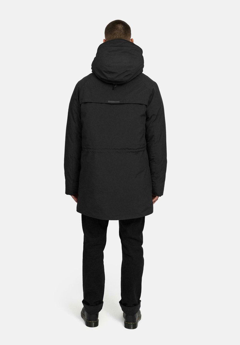 STONE HARBOUR Parka invernale da uomo con cappuccio giacca trapuntata B733, Nero , XXL