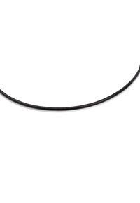 Filo circolare sottile e nero, con una texture liscia e una leggera lucentezza. Progettato per applicazioni minimaliste.