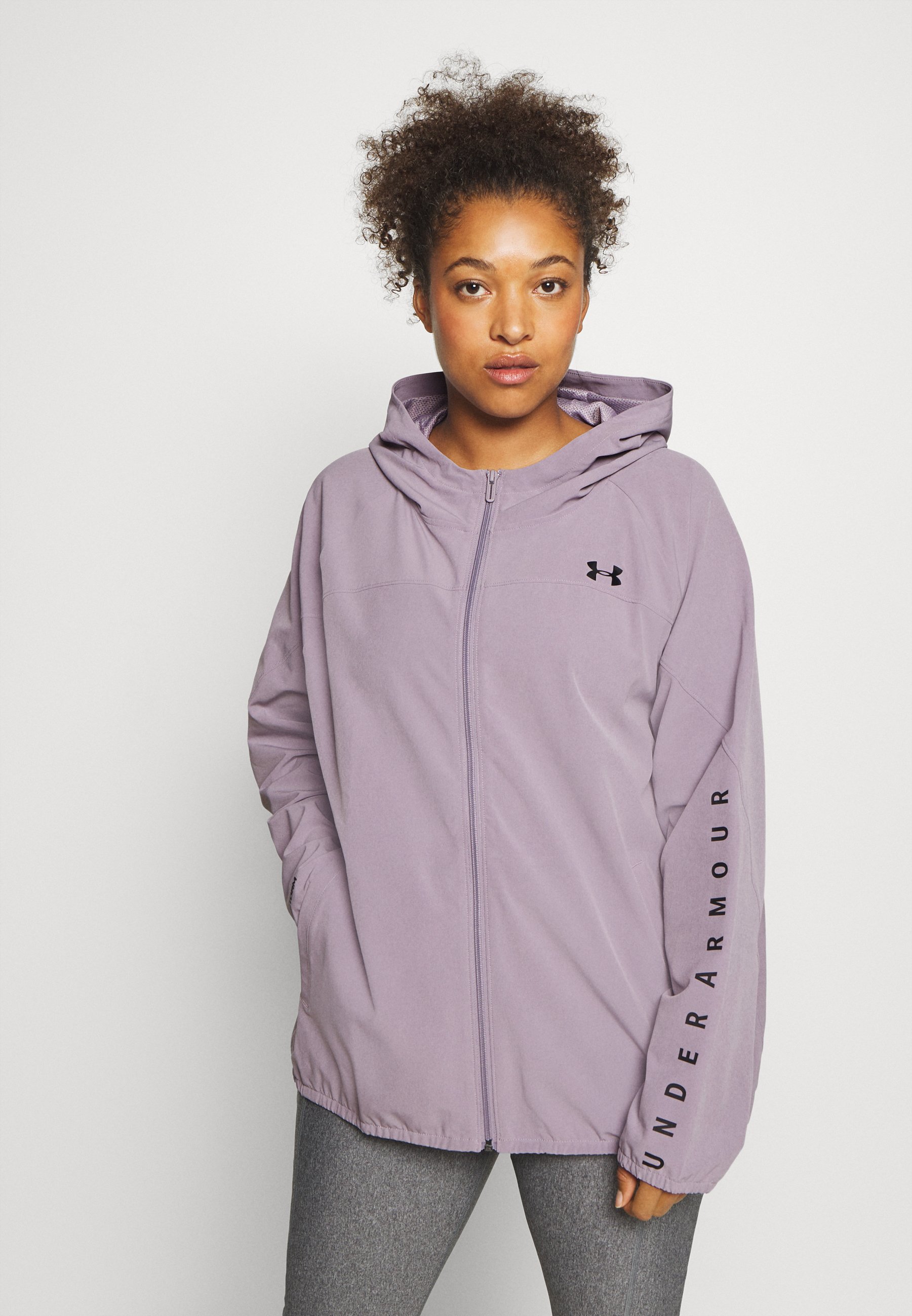 purple under armour jacket