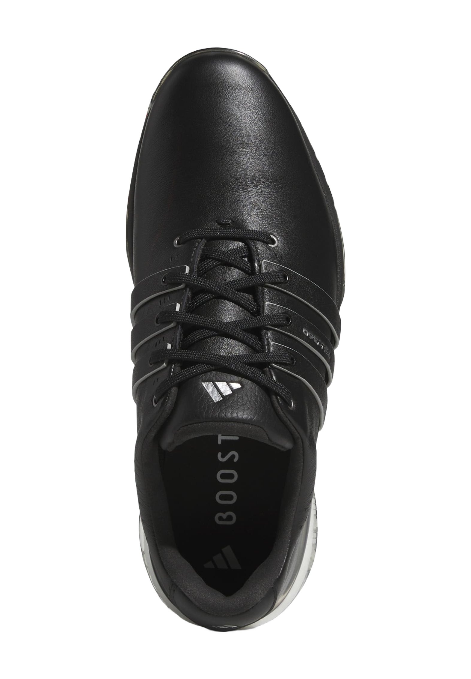 adidas Performance TOUR SPIKELESS - Golfschoenen - core black silver  metallic core black/zwart - Zalando.be