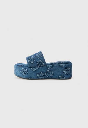 MARC JACOBS Pantofle na podpatku - blue