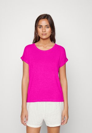 MOSTER O NECK - Basic T-shirt - festival fuchsia
