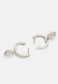 kate spade new york PAVE HUGGIES - Naušnice - clear/silver-coloured