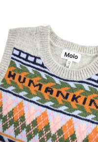 Molo GRACE VEST - Strikkegenser - kind argyle