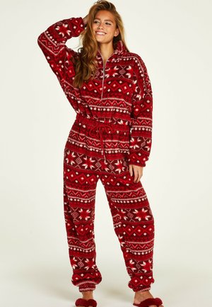 FLANELL FAIRISLE - Pyjama - red