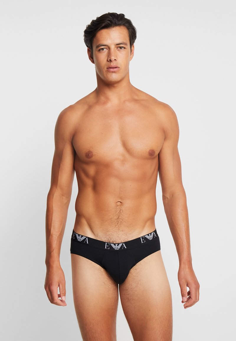 Emporio Armani STRETCH 3PACK - Slip - black