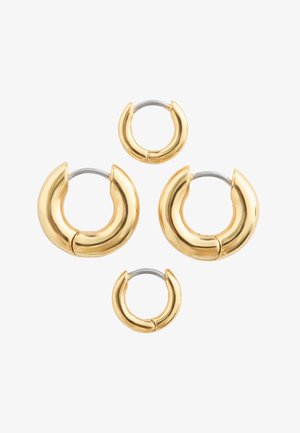 & OTHER STORIES, & OTHER STORIES CHUNKY HOOP EARRING SET - Boucles d'oreilles - gold-coloured