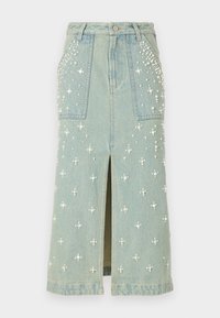PERLETTE SKIRT  - Jeansrok - blue