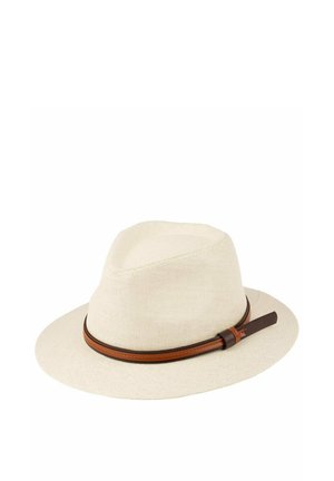 WIDE BRIM WITH BELT DETAIL - Hat - off white