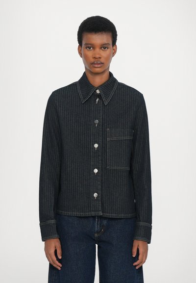 CLOSED SLIM JACKET - Denim jacket - dark blue