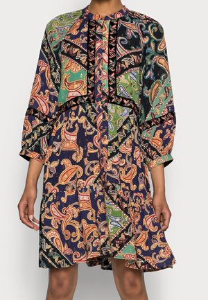 Vestido camisero - multi-coloured