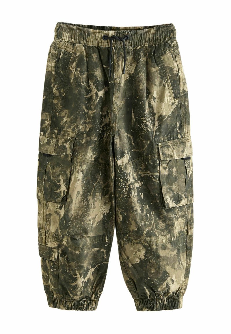 Next - REGULAR FIT WIDE TAPERED  - Cargohose - khaki camo, Vergrößern