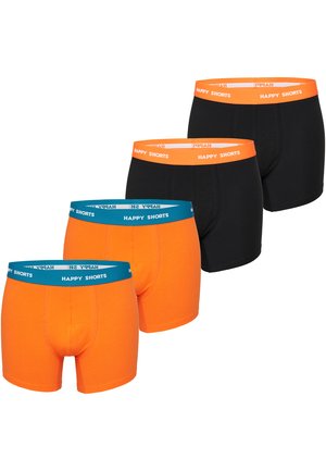 Happy Shorts 4-PACK - Calzoncillos bóxer cortos - orange black