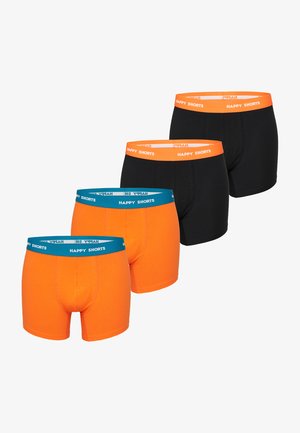 Happy Shorts 4-PACK - Kurze Boxershorts - orange black
