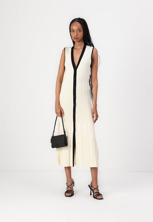 PORTIA BUTTON FRONT DRESS - Maxi dress - vanilla2