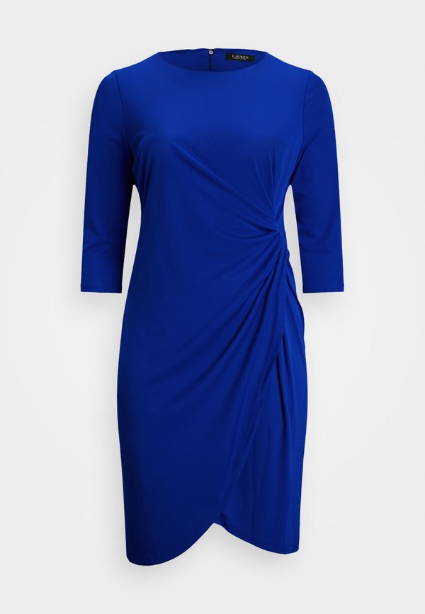 TWIST FRONT STRETCH JERSEY DRESS - Jersey dress - new sapphire2