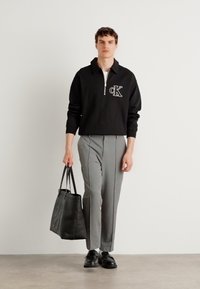 Calvin Klein PULL ON - Trousers - pewter