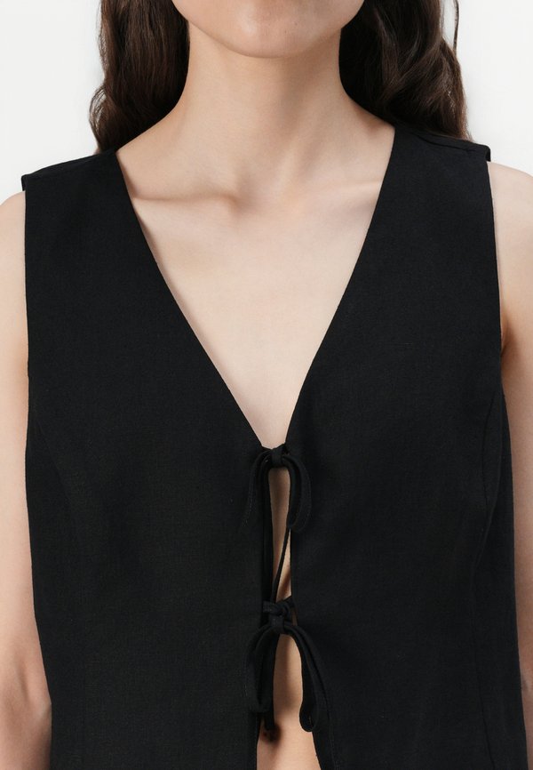 TIE FRONT VEST - Top3