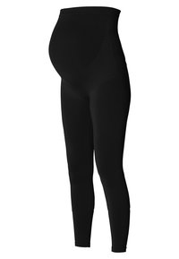 Zwangere legging in het zwart, met een brede, ondersteunende tailleband, rekbare stof en een aangename pasvorm die is ontworpen voor comfort.