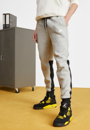 Tracksuit bottoms - dark grey heather/black/white