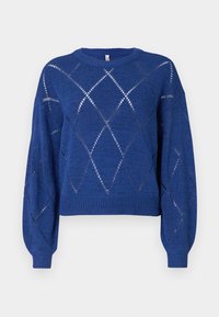 ONLGEENAS STRUCTURE O NECK - Maglione - mazarine blue