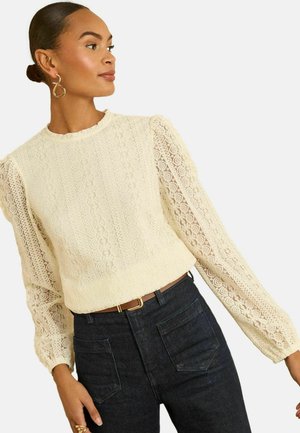 REGULAR FIT - LONG SLEEVE - Blus - ivory