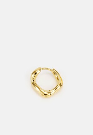 ANIL 10 HUGGIE - Single earring - gold plated