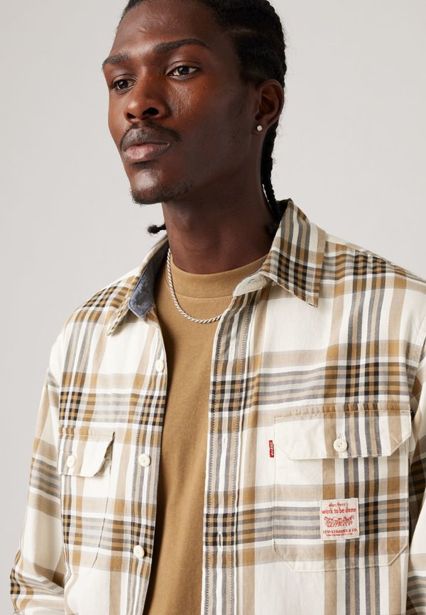 CLASSIC WORKER WORKWEAR - Shirt - siri plaid egret3
