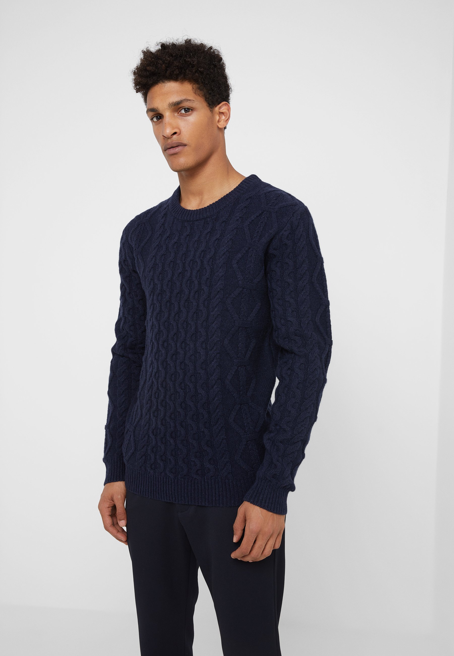 Les Deux PIGALLE CABLE Trui dark navy Zalando.nl Les Deux PIGALLE CABLE Trui dark navy Zalando.nl