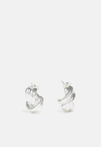 EARRINGS RECYCLED  - Naušnice - silver-coloured
