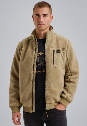 HYBRID MIT REISSVERSCHLUSS - Veste polaire - aluminum