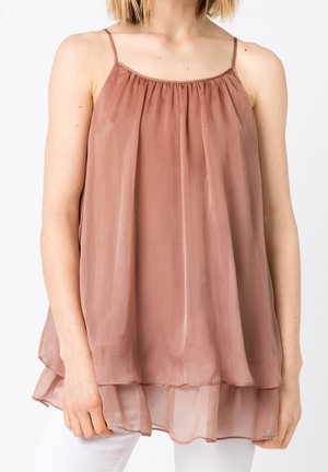 HALLHUBER Top - rose gold-coloured